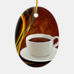 Coffee Art Cafe Christmas Ornaments