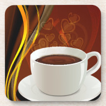 Coffee Art Cafe Beverage Coasters