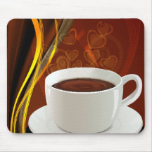 Coffee Art Cafe Mouse Pad