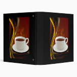 Coffee Art Cafe Vinyl Binders