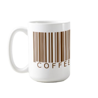 Coffee Barcode Mug by coastalyogagirl