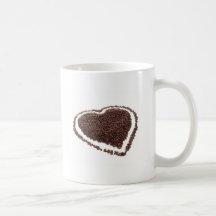 Coffee Bean Heart Coffee Mug