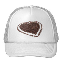 Coffee Bean Heart Trucker Hat