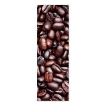 Coffee Bean Template - Customized Dark Roast Beans Business Card Template