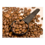 Coffee Beans Background Post Cards