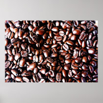 Coffee Beans Pattern - Dark Roast Print
