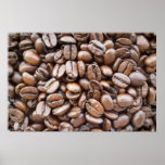 Coffee beans poster