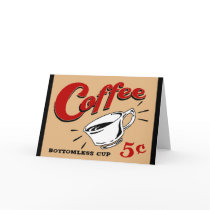 Coffee Bottomless Cup Cards