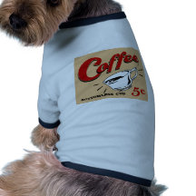 Coffee Bottomless Cup Dog T Shirt