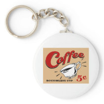 Coffee Bottomless Cup Keychain