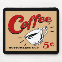 Coffee Bottomless Cup Mouse Pads