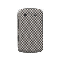 Coffee Brown Gingham Blackberry Bold Case casemate cases