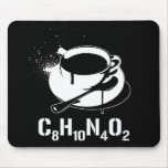 Coffee C8H10N4O2 Mousepad