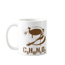 Coffee C8H10N4O2 Mug