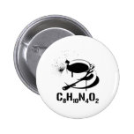 Coffee C8H10N4O2 Pinback Button