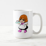 Coffee , cafe , girl , maid mug