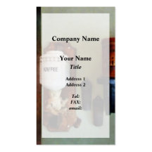 Coffee Can and Coffee Grinder Business Card Templates