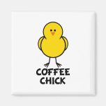 Coffee Chick Fridge Magnets