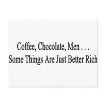 Coffee, Chocolate, Men