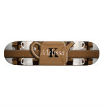 Coffee Coffee Coffee Mosaic Monogram Skate Decks
