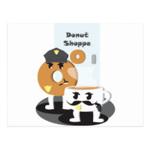 Coffee Cop Postcards