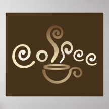 Coffee Cup print / poster