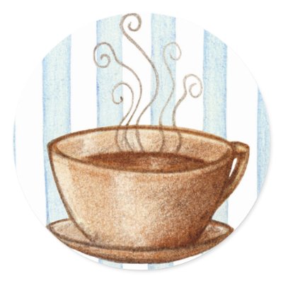 Coffee Cup Sticker by floatinglemons