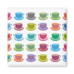 Coffee Cups Refrigerator Magnet
