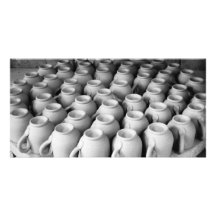 Coffee cups photo card