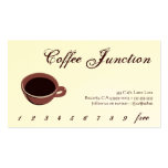 Coffee Drink Punch / Loyalty Card Business Card Templates