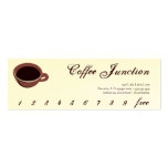 Coffee Drink Punch / Loyalty Card Business Card Templates
