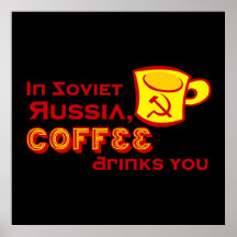 Coffee Drinks You Poster
