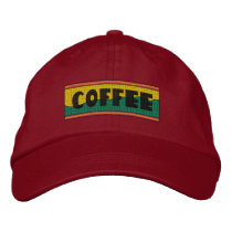 Coffee Embroidered Hat