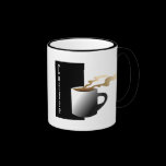 Coffee Graphic B&W Coffee mugs