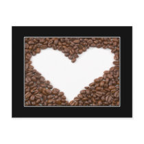 Coffee Heart Postcard