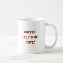 COFFEE helps me COPE! Mug
