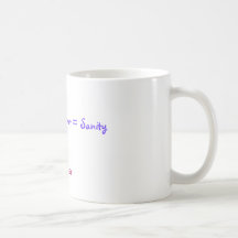 Coffee + Internet = Sanity Mug