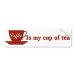 Coffee is my cup of tea