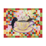 Coffee Labradors Painting Mosaic