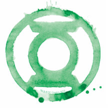 Coffee Lantern Symbol - Green Photo Cutouts