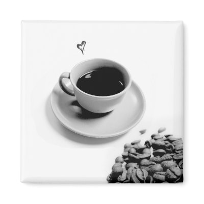 coffee love magnet by vaia