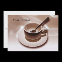 Coffee Lover Invitation invitations