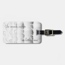 Coffee Lover's Luggage Tag