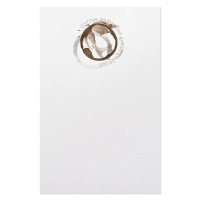 Coffee Makes The Geeks Go Round Stationery by haybourne