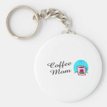 Coffee Mom Keychain