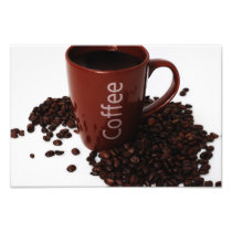 Coffee Mug on Poster Photograph