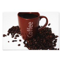 Coffee Mug on Poster Photograph