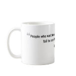 Coffee mug - 'People who wait for a magic...'