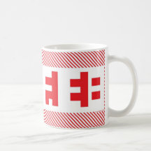 "COFFEE" Mug: red