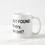 coffee not found coffee mug